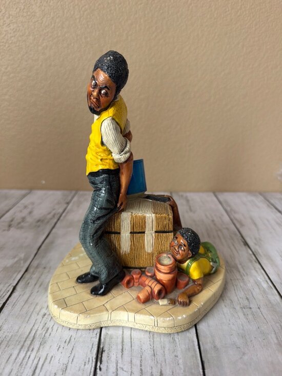 Naturecraft Other - Vintage Naturecraft England Little Cherub Figurine Ref 859 Ceramic Boy Statue